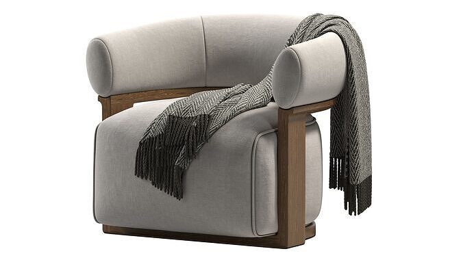 Lola Compact Sofa 3D model 6