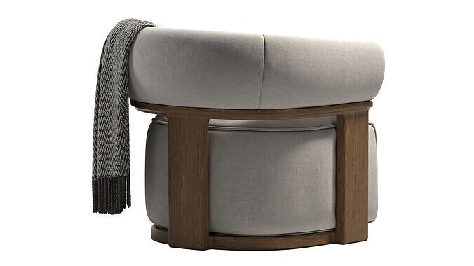 Lola Compact Sofa 3D model 3