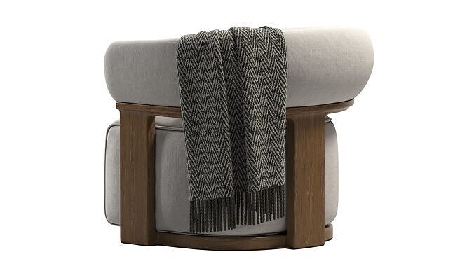 Lola Compact Sofa 3D model 4