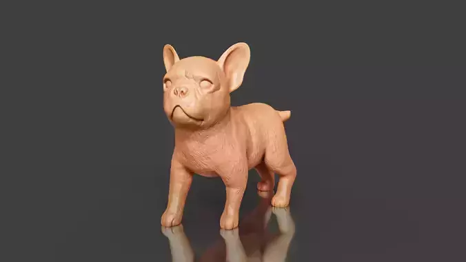 Dog Life Series French Bulldog STL Toy
