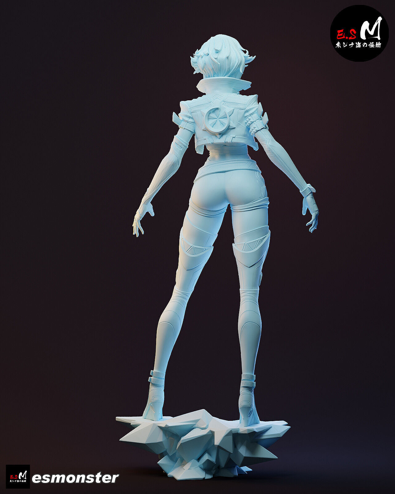 Luna Snow CHARACTER BY ESM 3D print model_25