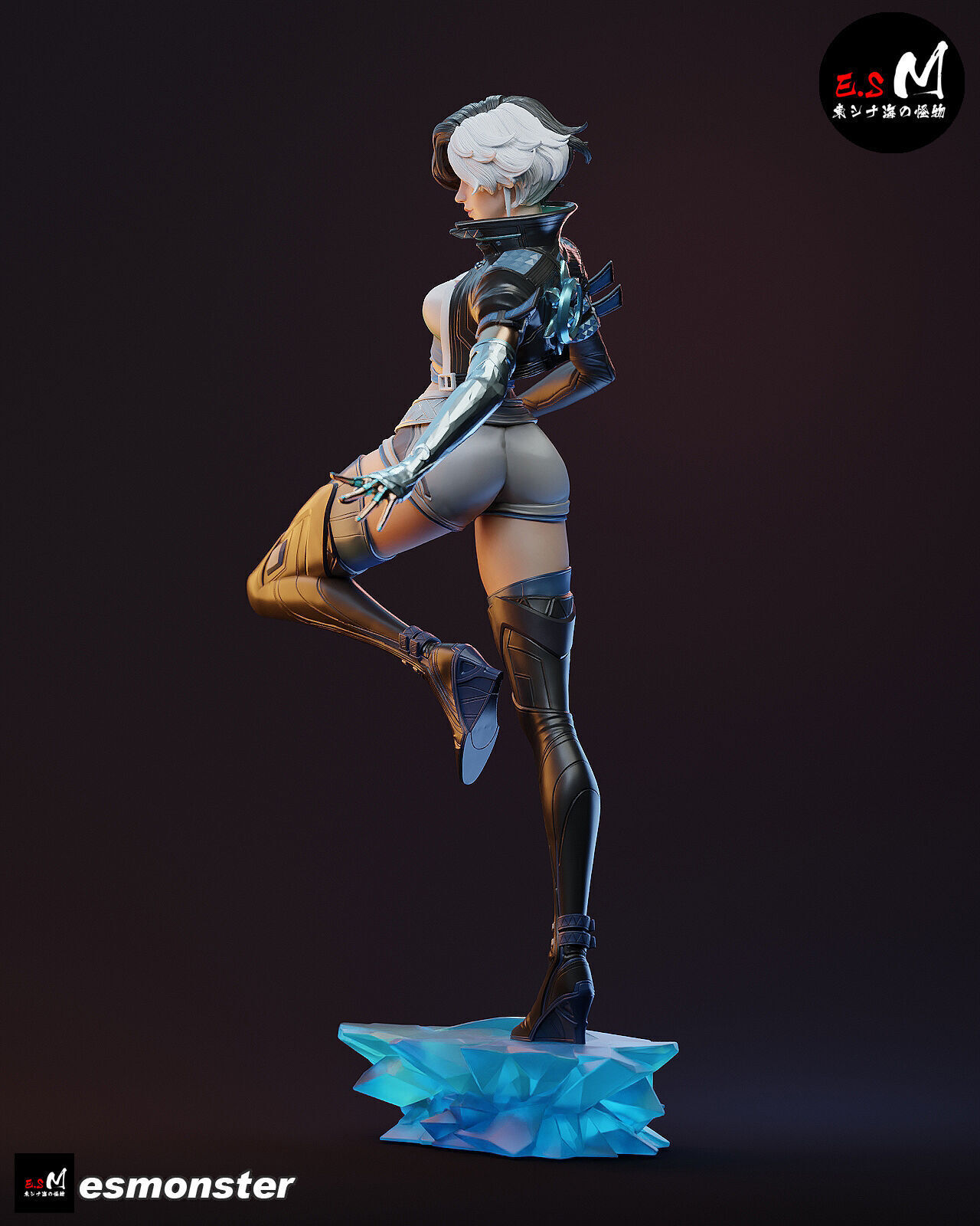Luna Snow CHARACTER BY ESM 3D print model_35