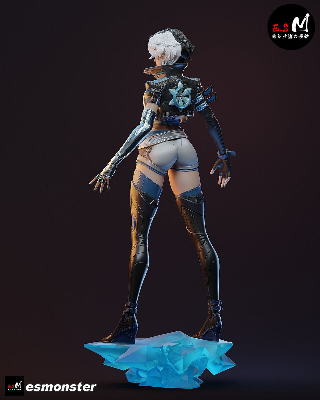 Luna Snow CHARACTER BY ESM 3D print model_18