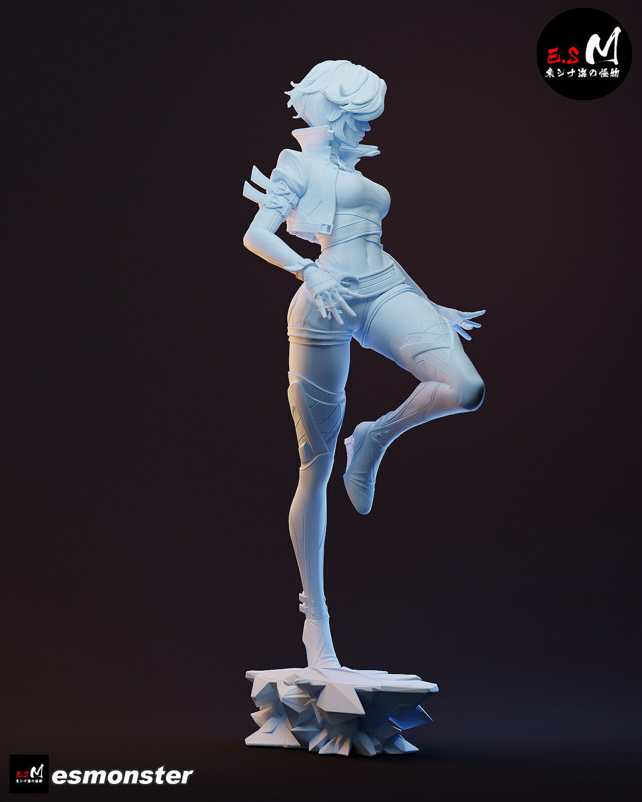 Luna Snow CHARACTER BY ESM 3D print model_39