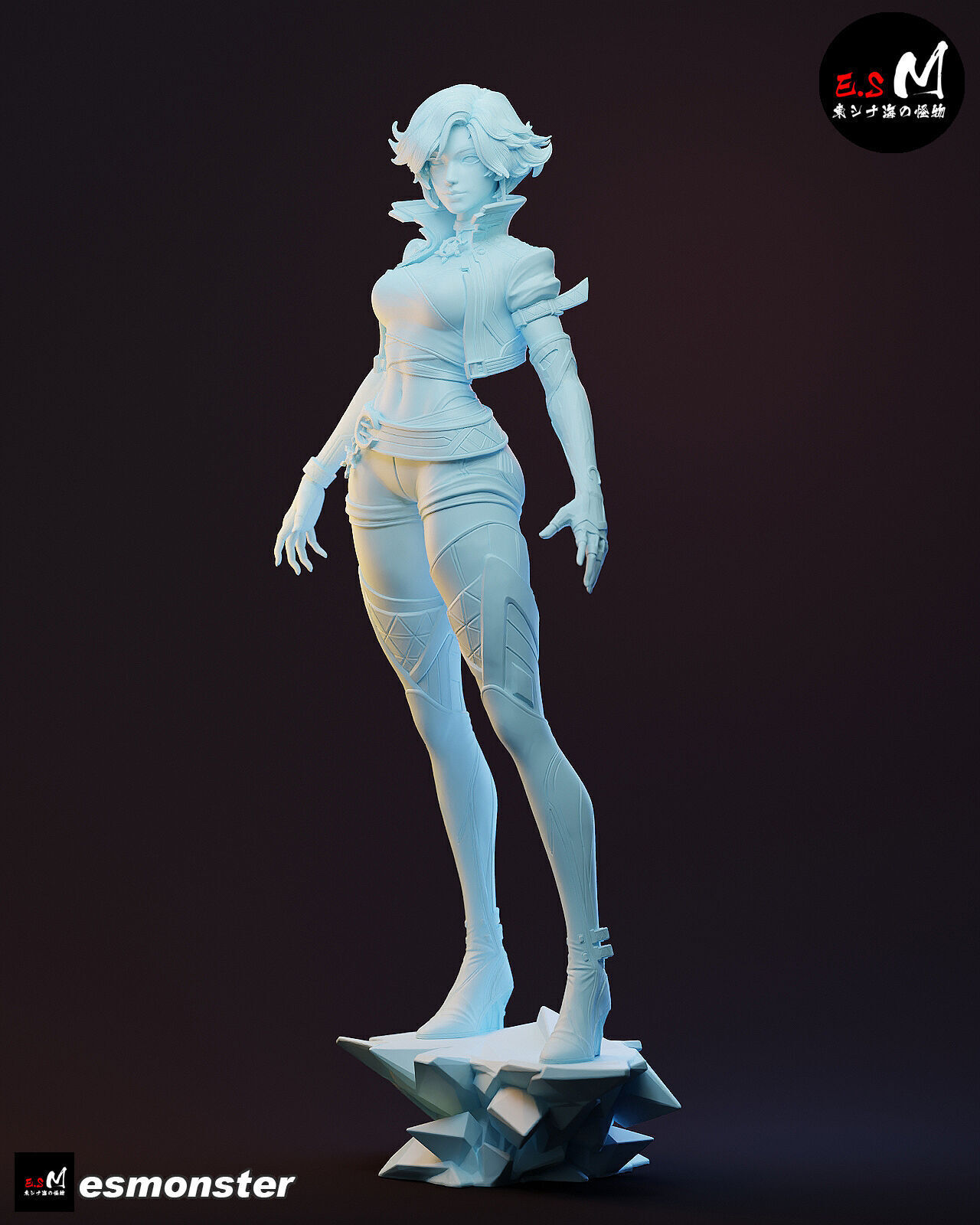 Luna Snow CHARACTER BY ESM 3D print model_28