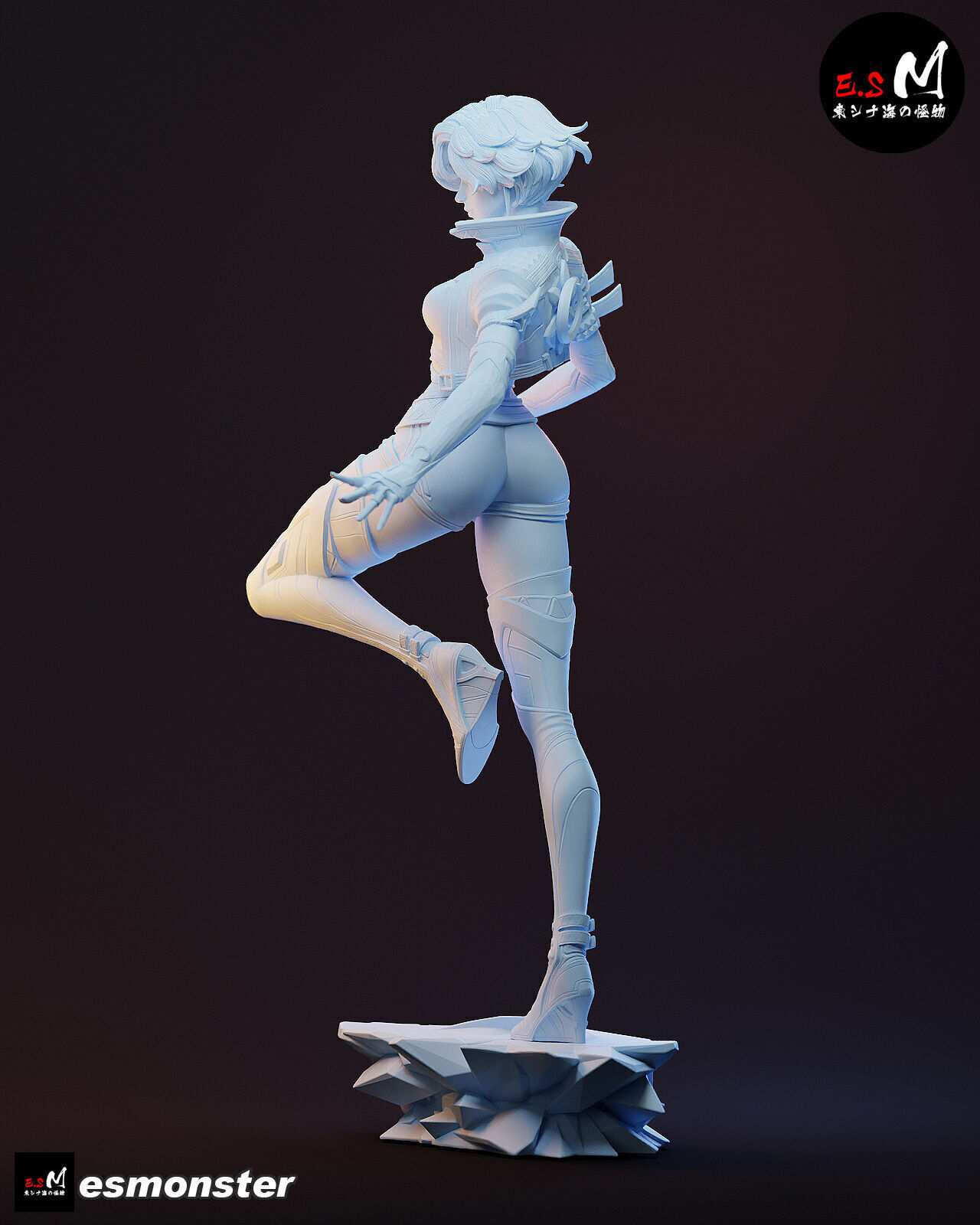 Luna Snow CHARACTER BY ESM 3D print model_43