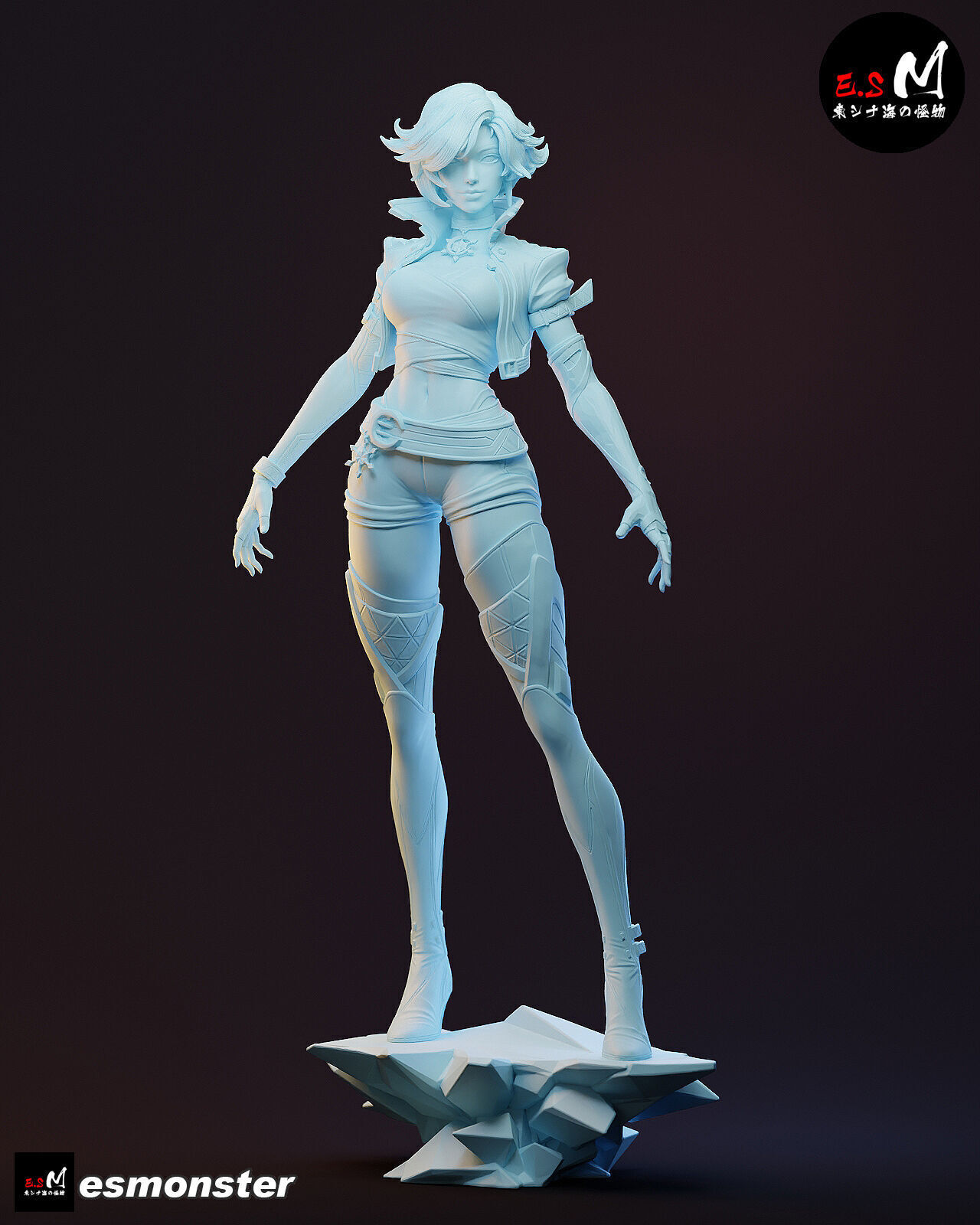 Luna Snow CHARACTER BY ESM 3D print model_21