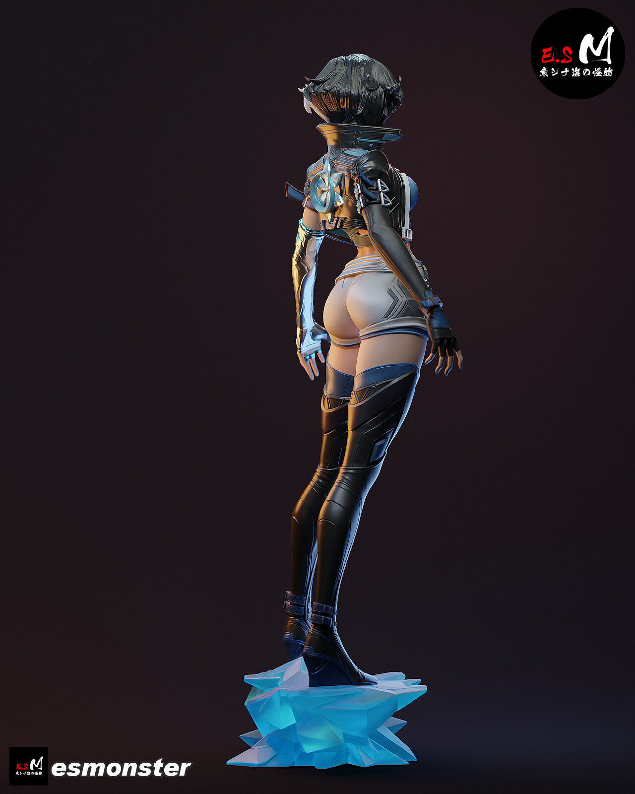 Luna Snow CHARACTER BY ESM 3D print model_16