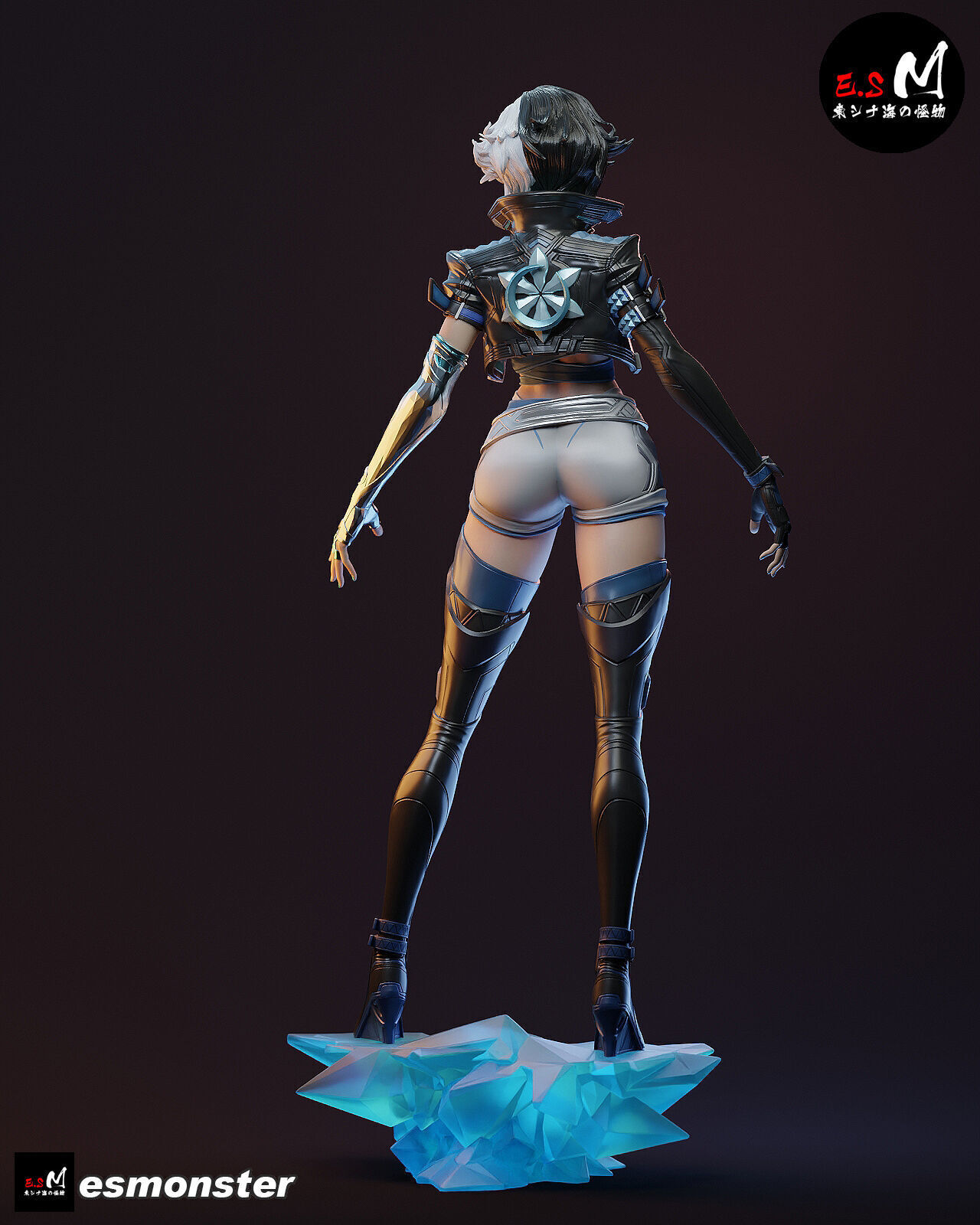 Luna Snow CHARACTER BY ESM 3D print model_17