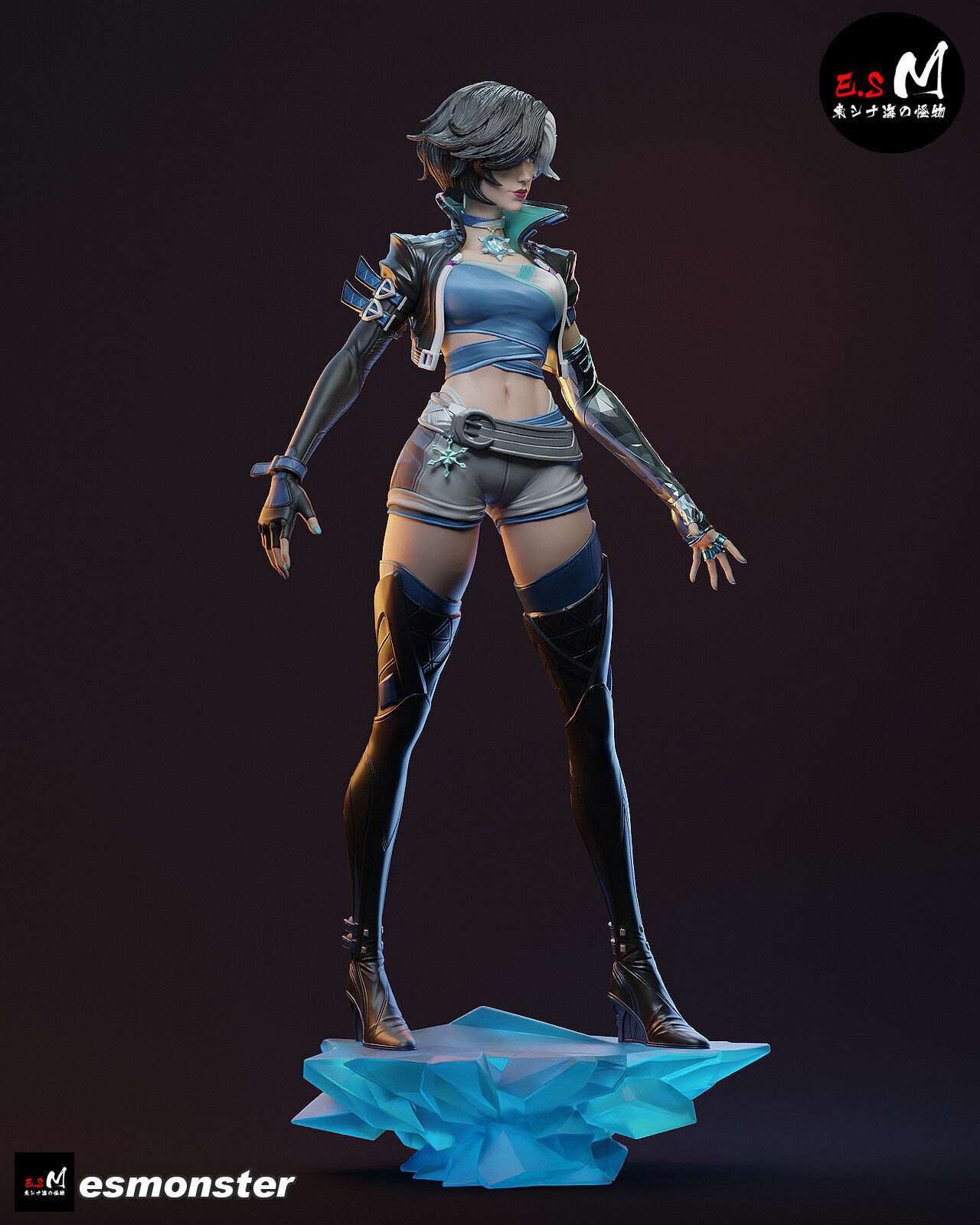 Luna Snow CHARACTER BY ESM 3D print model_14