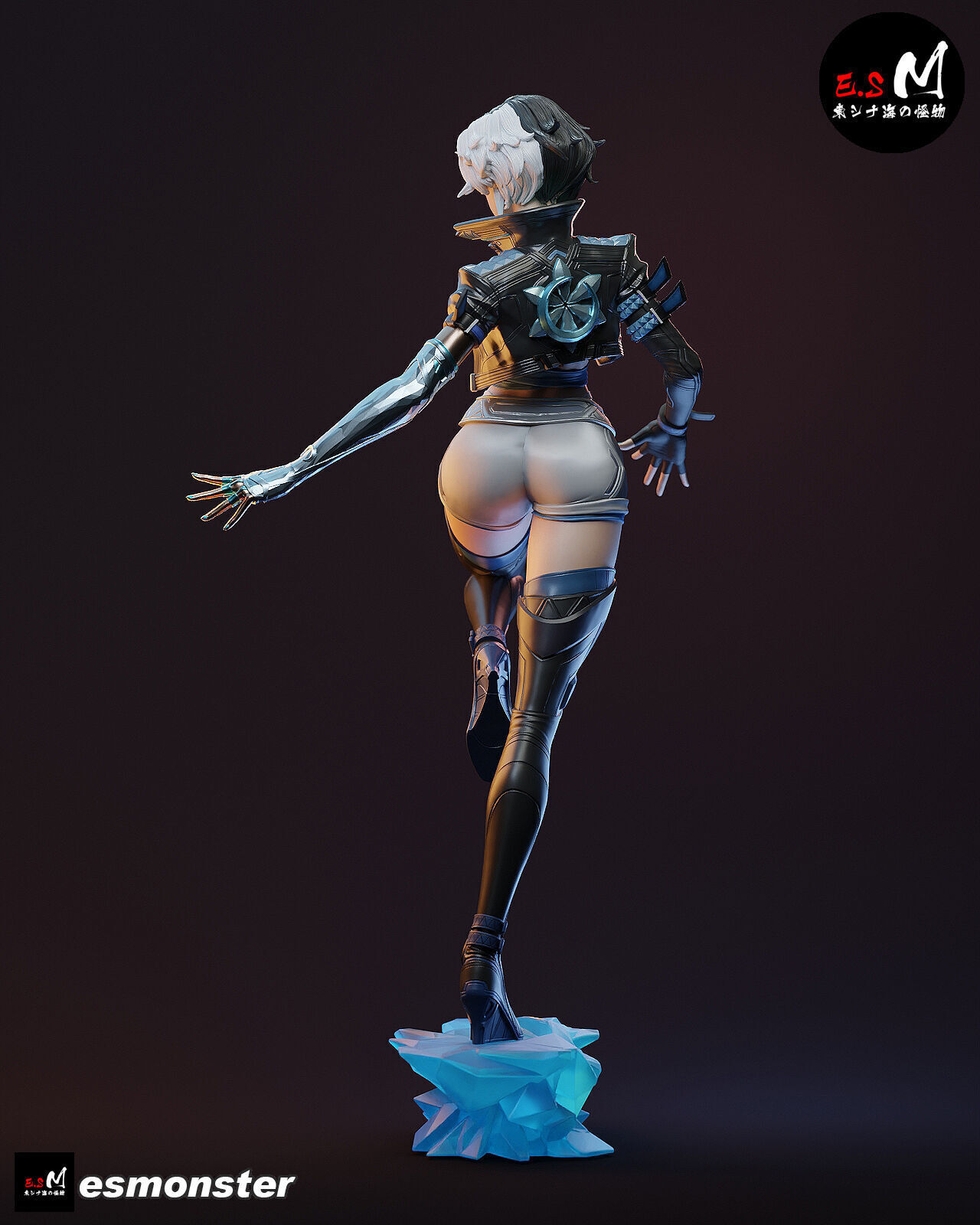 Luna Snow CHARACTER BY ESM 3D print model_34