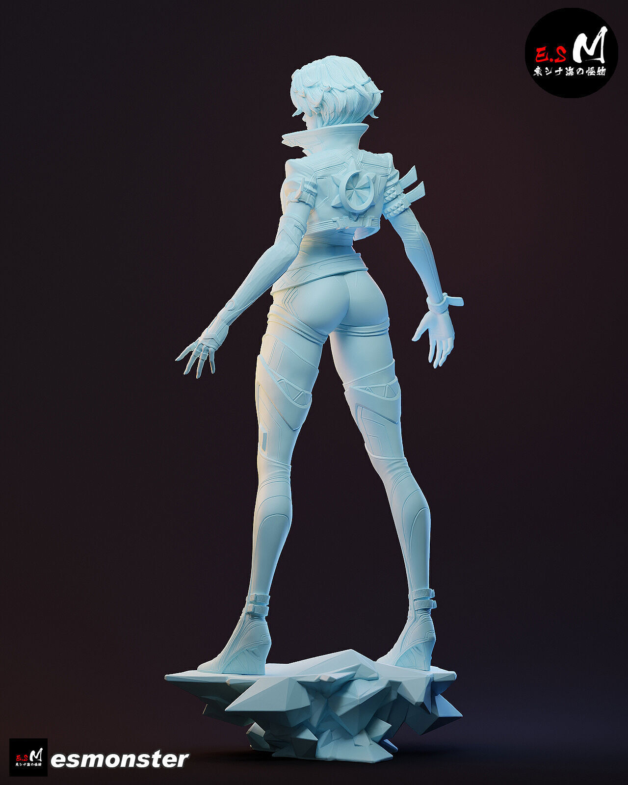 Luna Snow CHARACTER BY ESM 3D print model_26