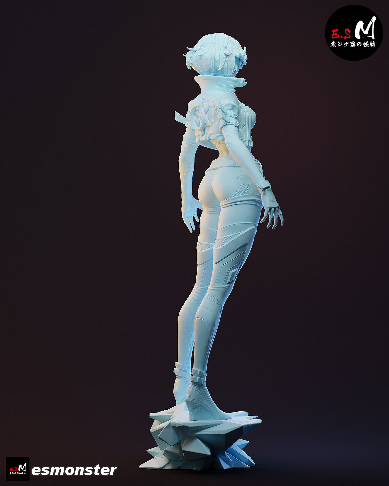Luna Snow CHARACTER BY ESM 3D print model_24