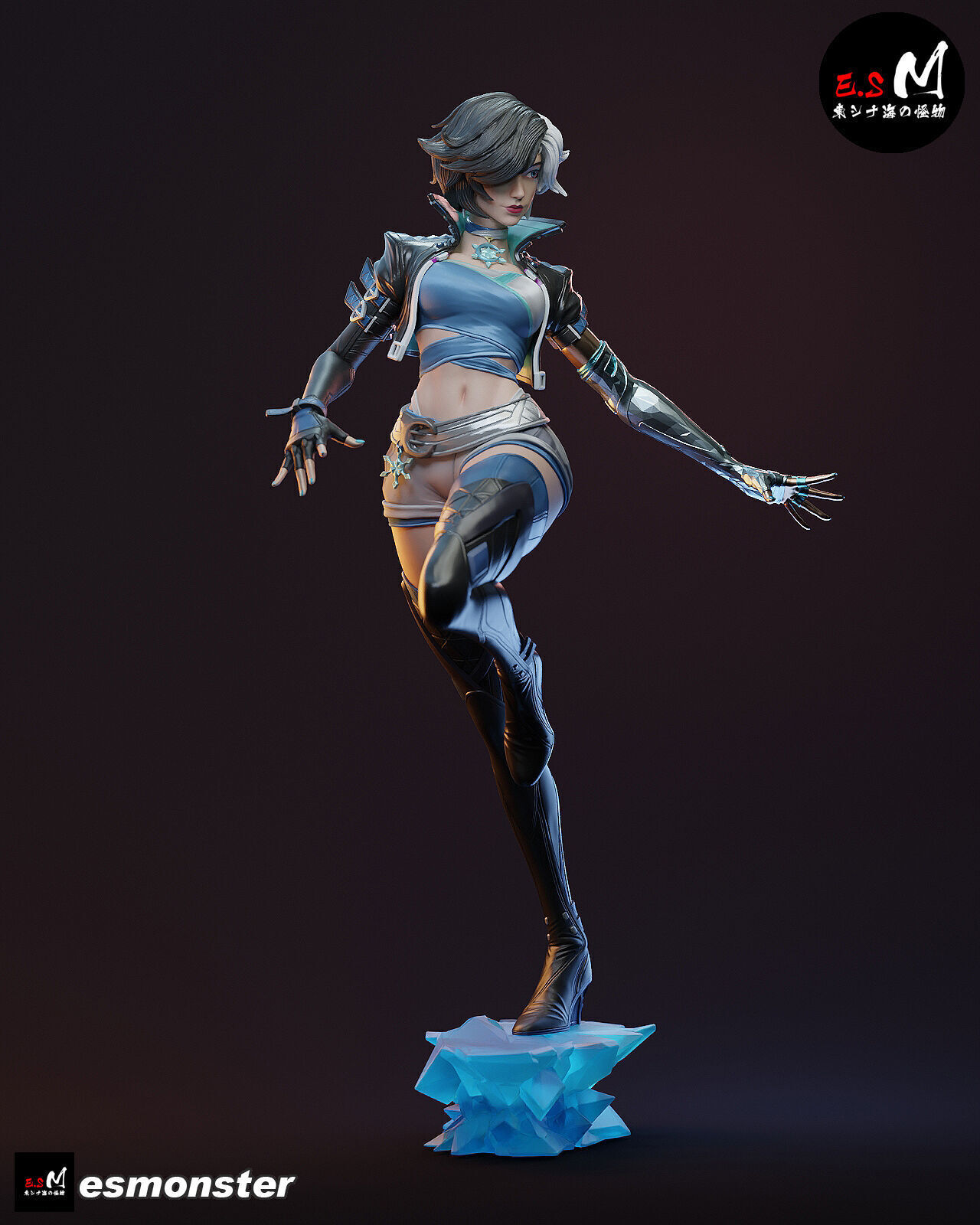 Luna Snow CHARACTER BY ESM 3D print model_30