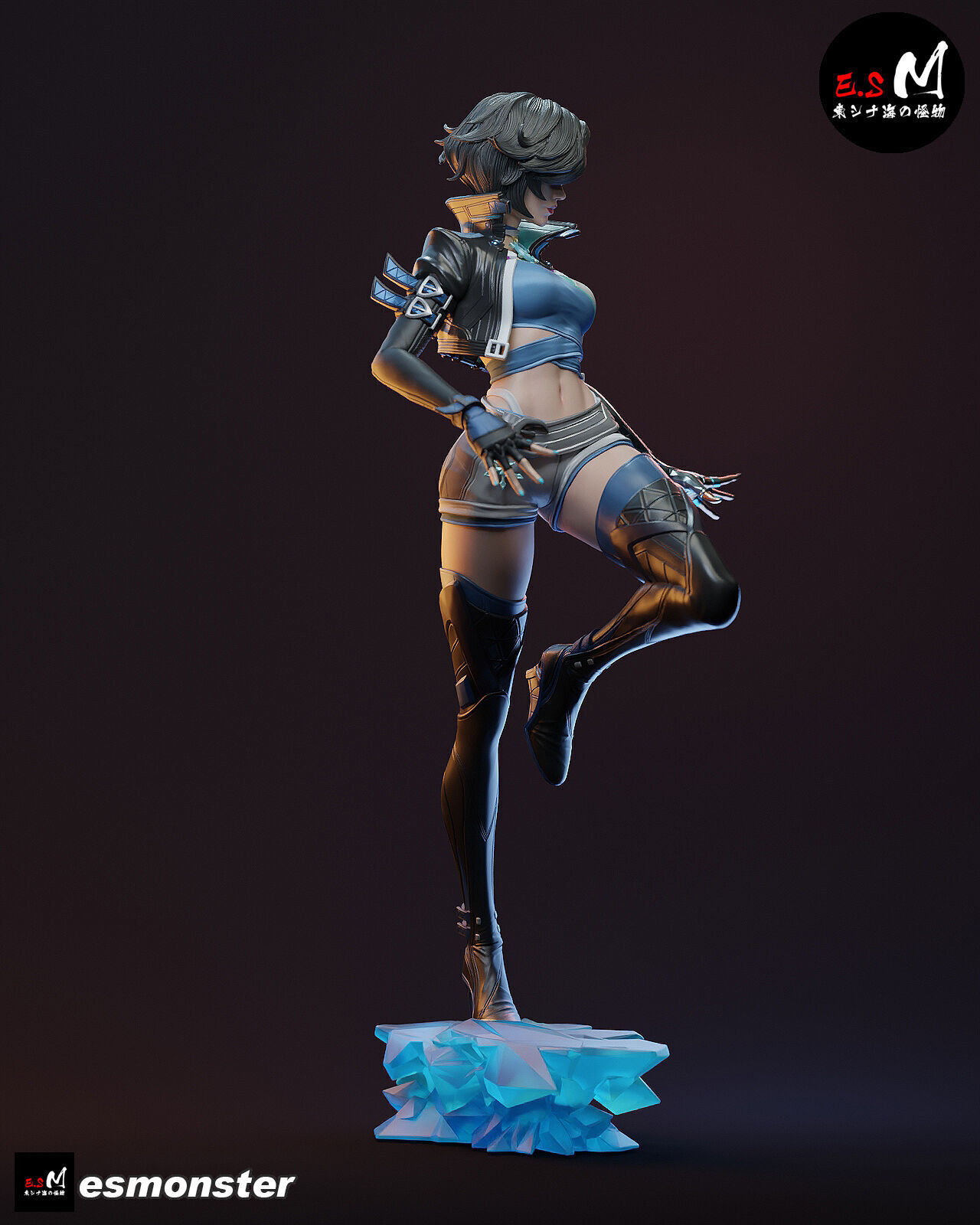 Luna Snow CHARACTER BY ESM 3D print model_31
