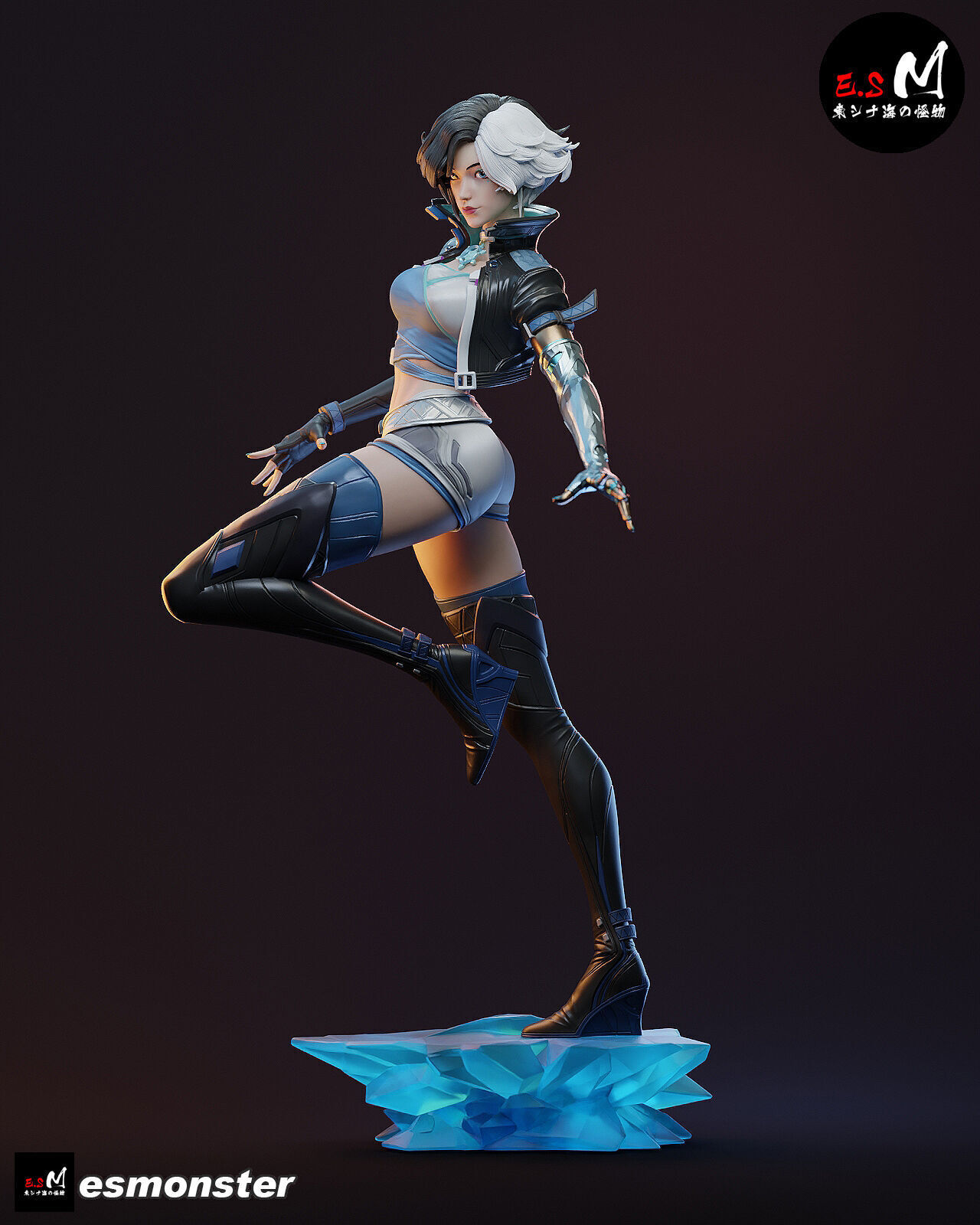 Luna Snow CHARACTER BY ESM 3D print model_36