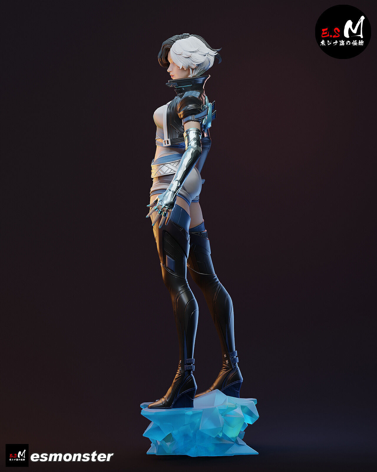 Luna Snow CHARACTER BY ESM 3D print model_19