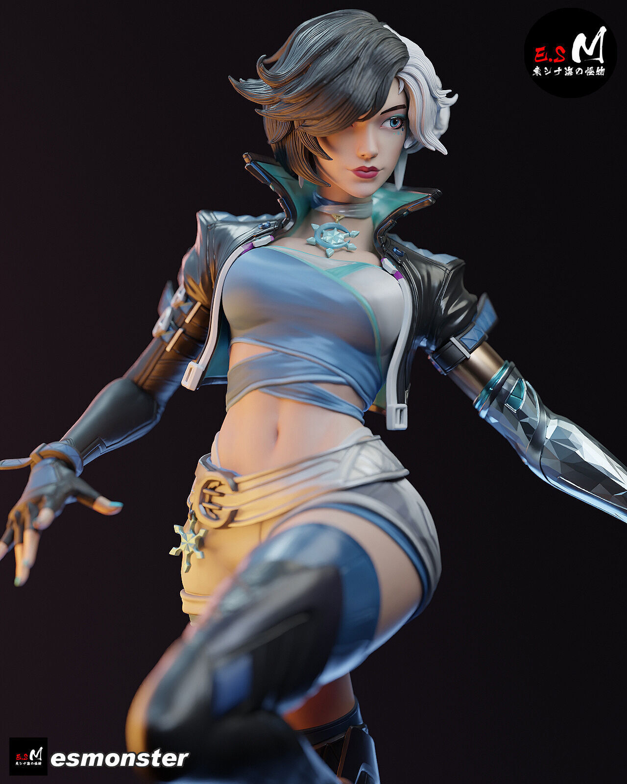 Luna Snow CHARACTER BY ESM 3D print model_8