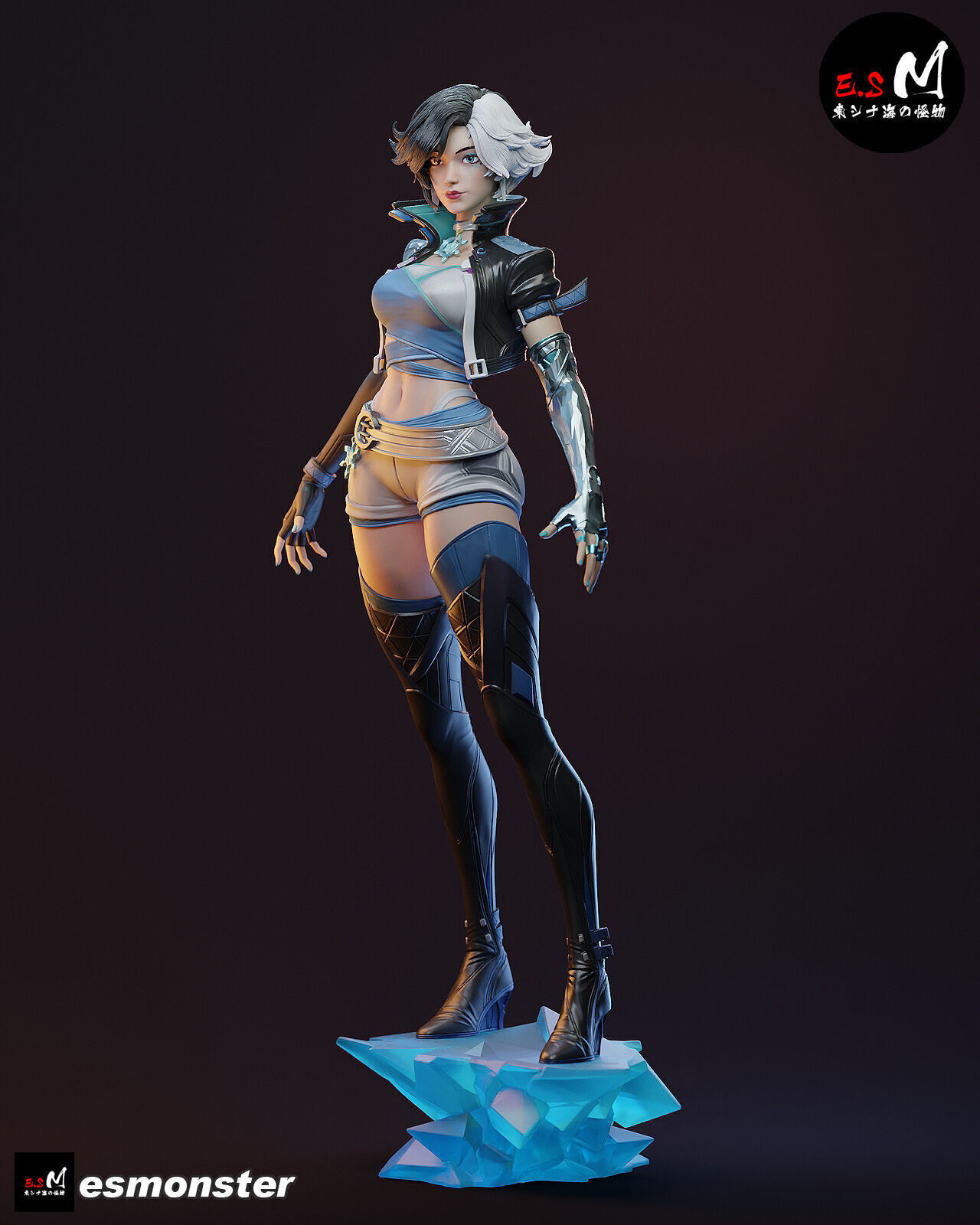 Luna Snow CHARACTER BY ESM 3D print model_20