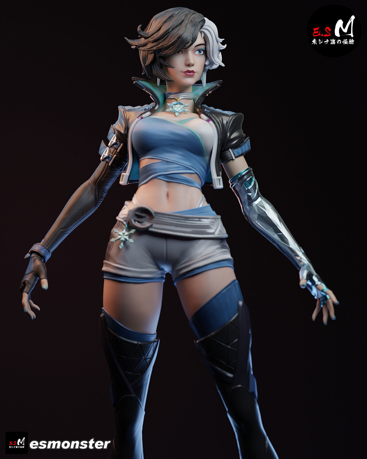 Luna Snow CHARACTER BY ESM 3D print model_4