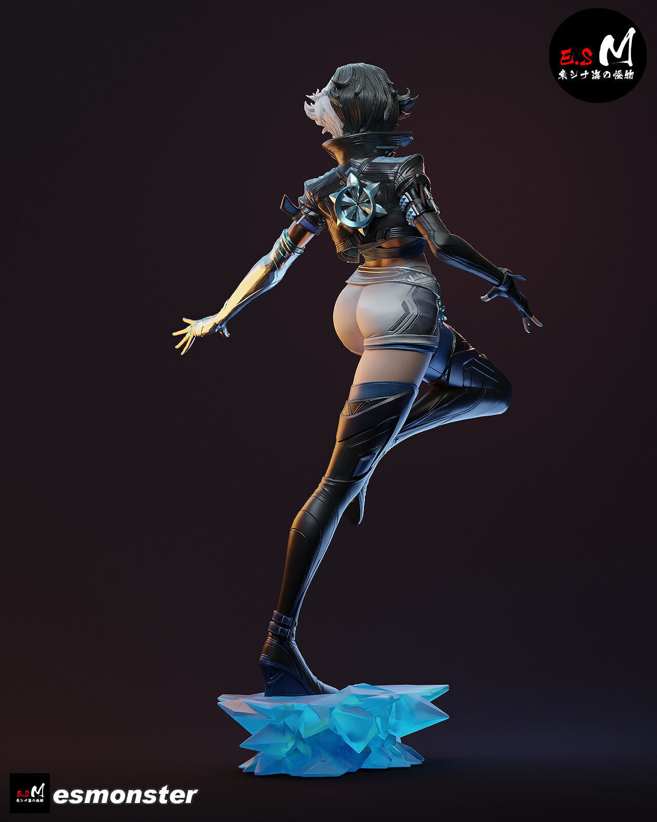 Luna Snow CHARACTER BY ESM 3D print model_33