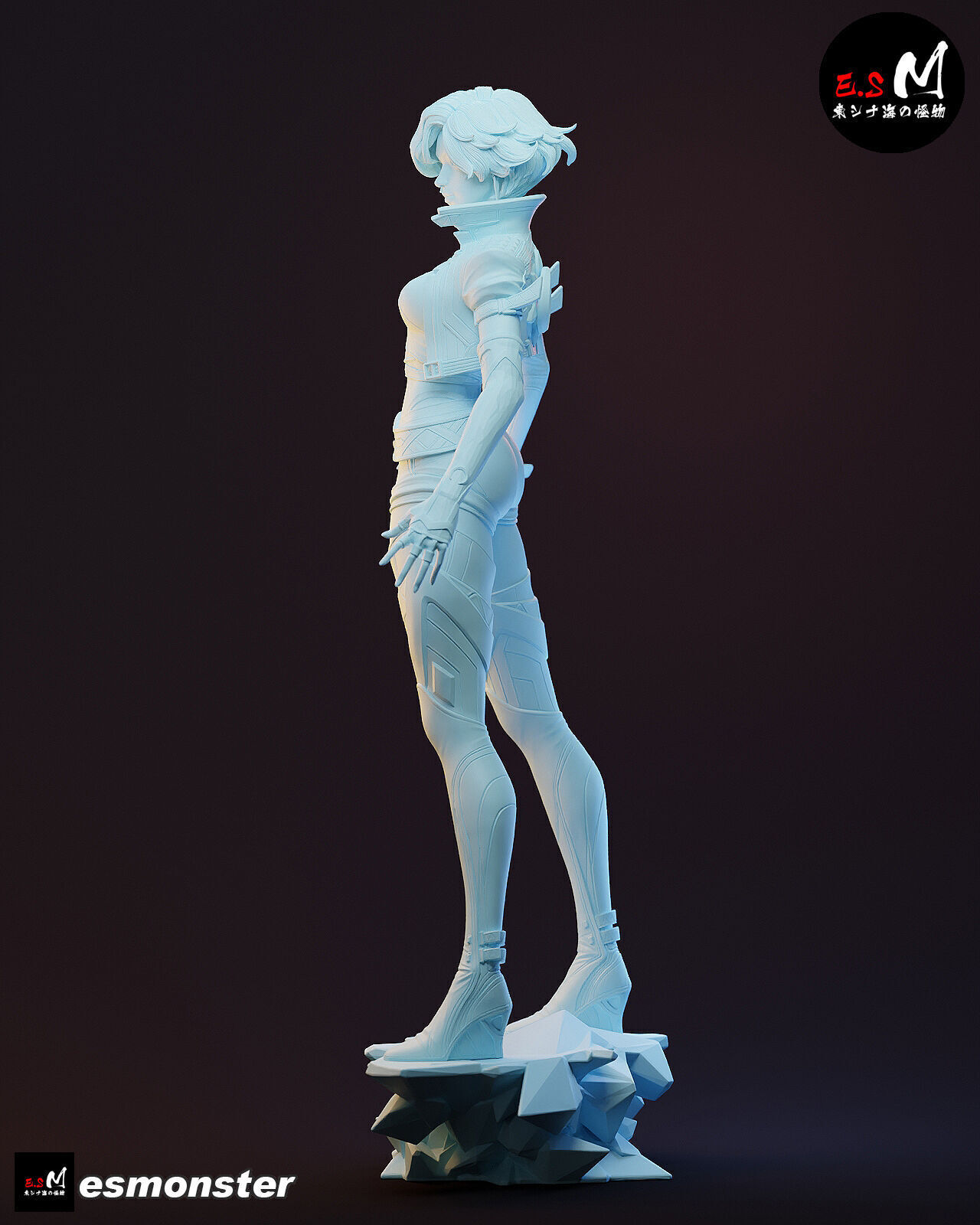 Luna Snow CHARACTER BY ESM 3D print model_27