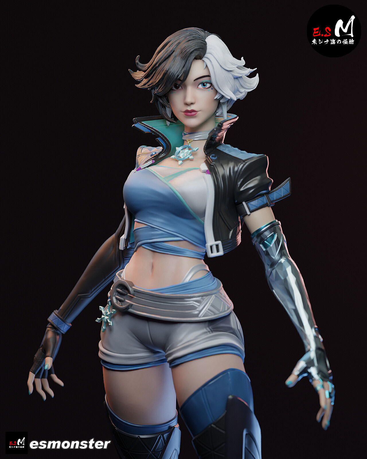 Luna Snow CHARACTER BY ESM 3D print model_1