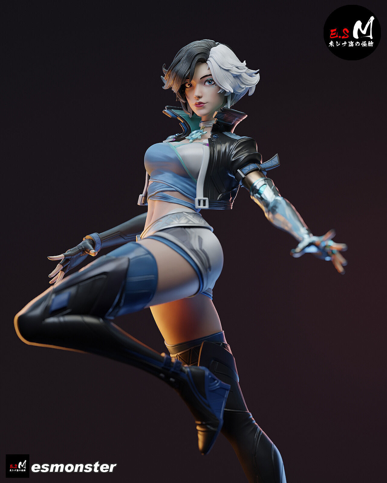 Luna Snow CHARACTER BY ESM 3D print model_5