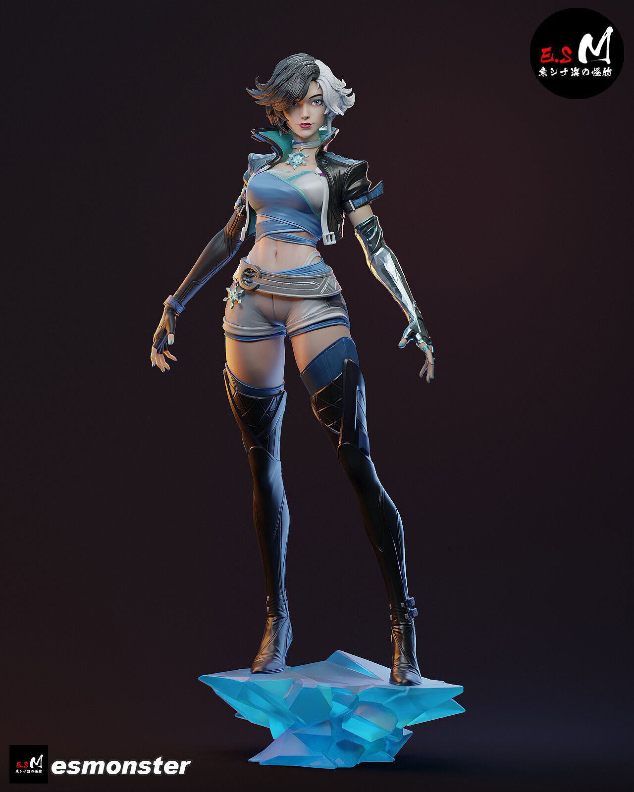 Luna Snow CHARACTER BY ESM 3D print model_13