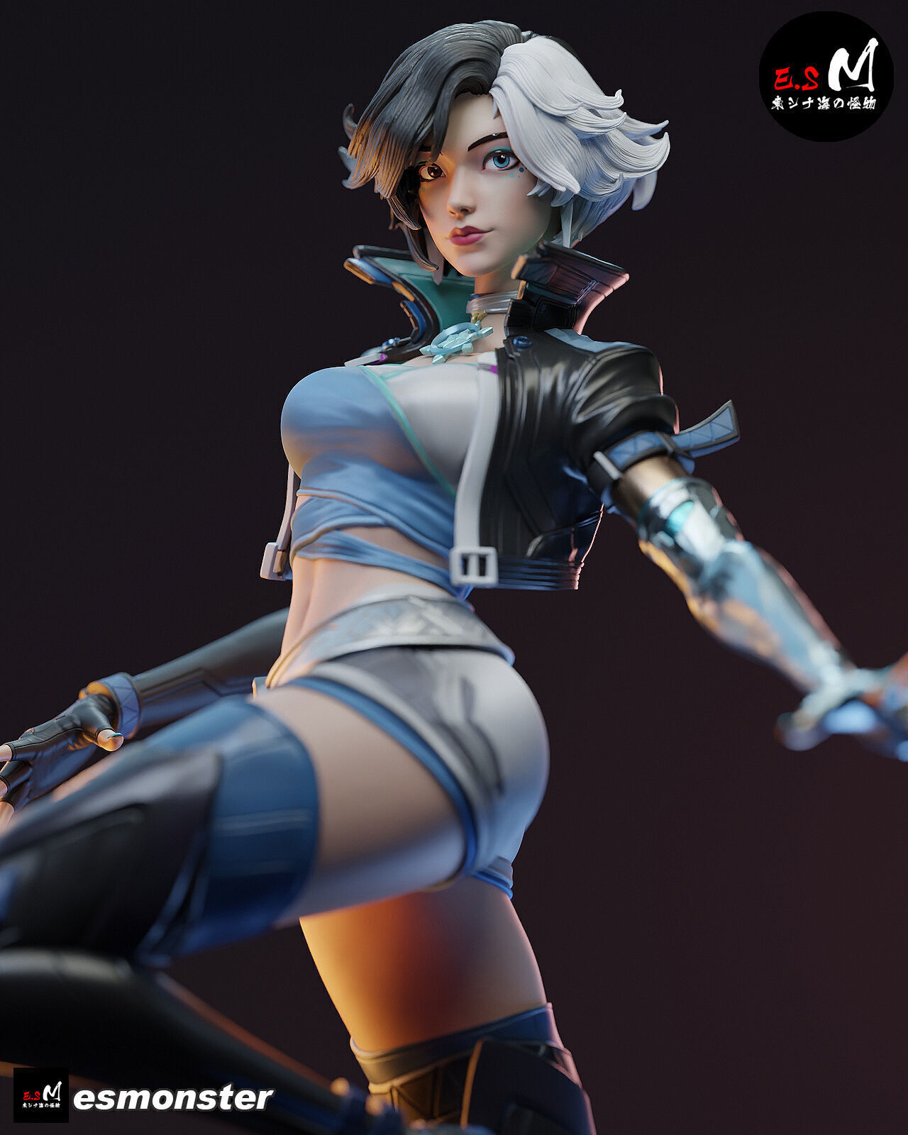 Luna Snow CHARACTER BY ESM 3D print model_7