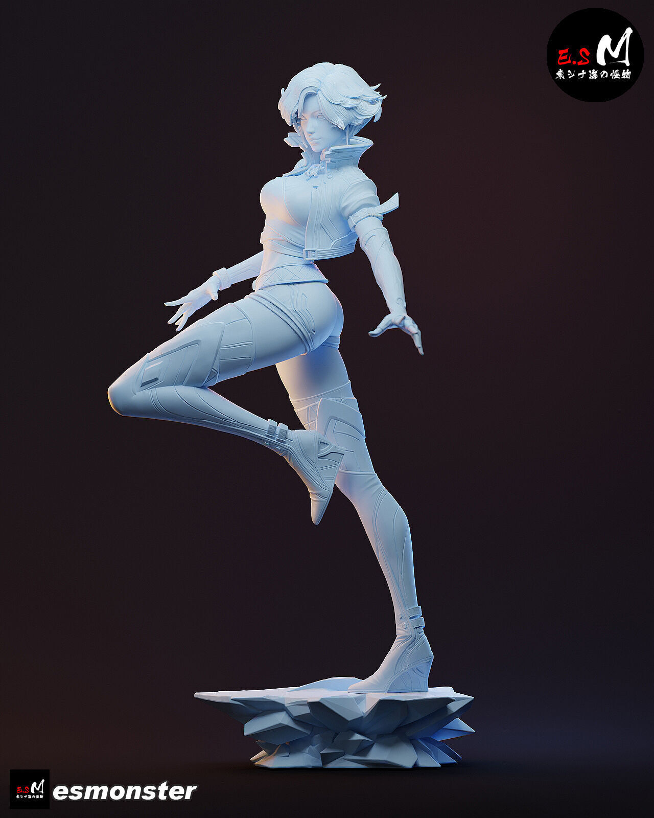 Luna Snow CHARACTER BY ESM 3D print model_44