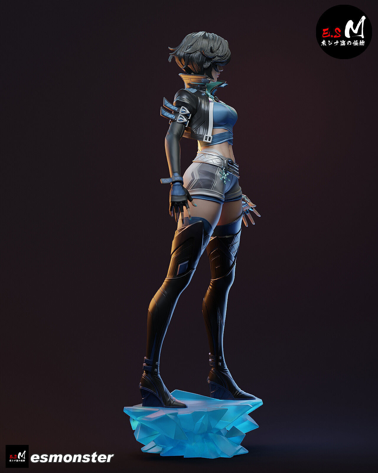 Luna Snow CHARACTER BY ESM 3D print model_15