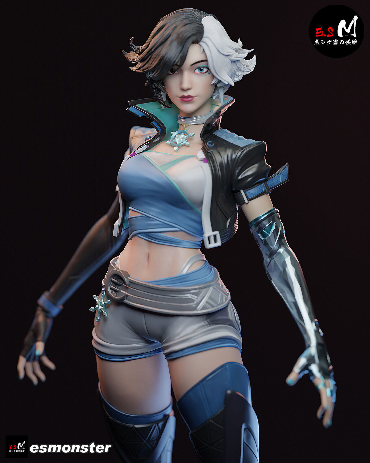 Luna Snow CHARACTER BY ESM 3D print model_3