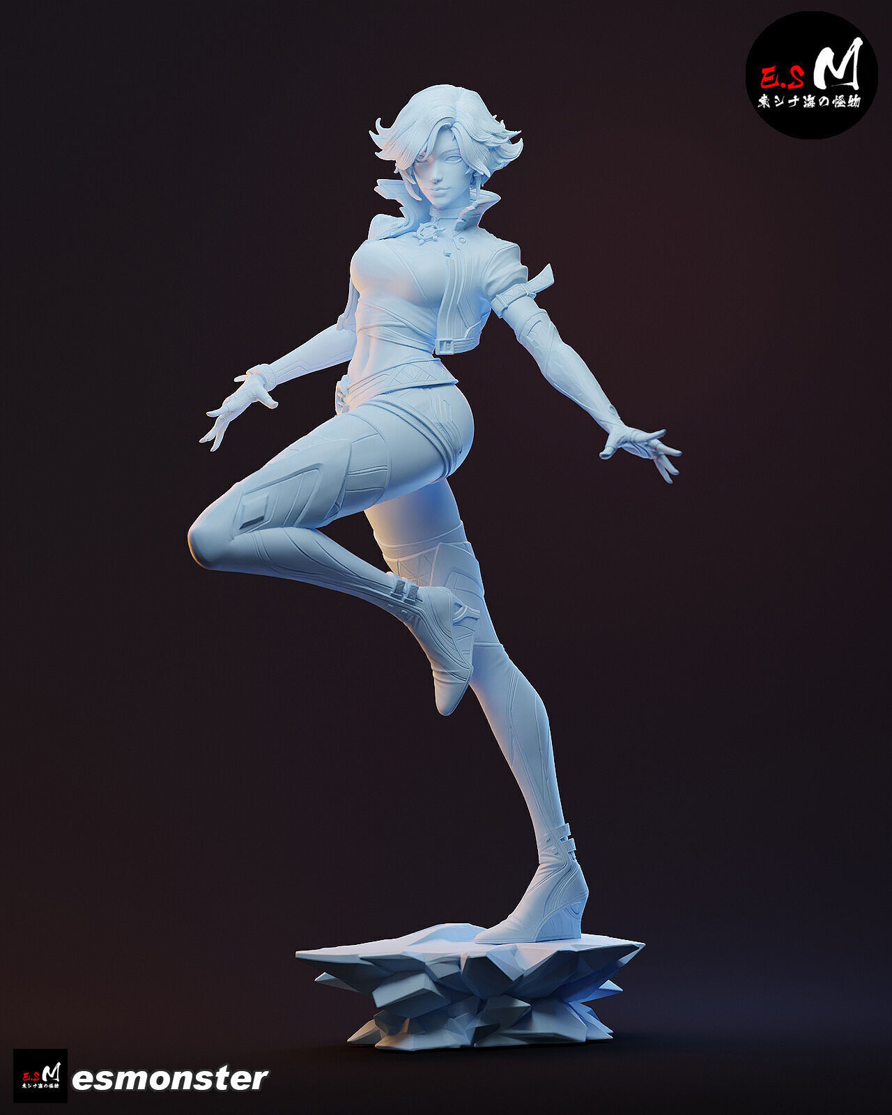 Luna Snow CHARACTER BY ESM 3D print model_37