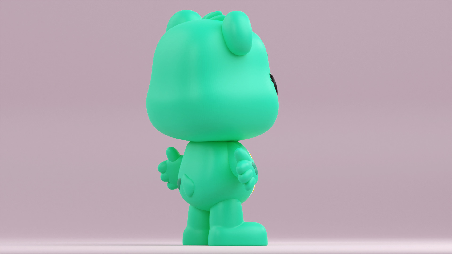 Wish Bear from Care Bears in Funko Pop style 3D print model_9