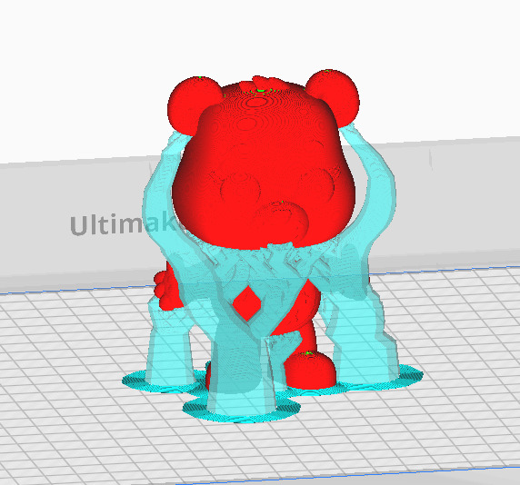 Wish Bear from Care Bears in Funko Pop style 3D print model_1
