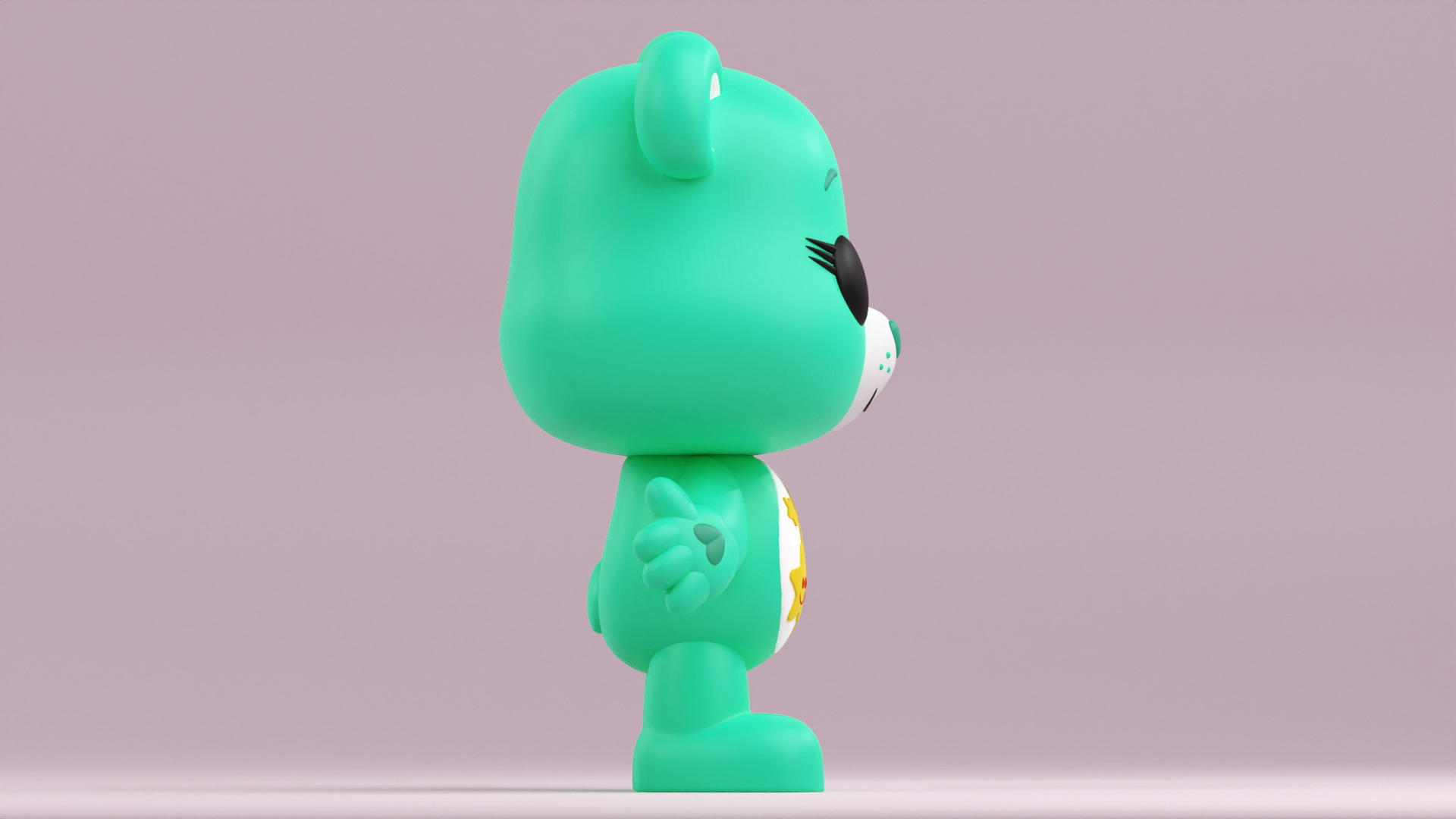 Wish Bear from Care Bears in Funko Pop style 3D print model_8
