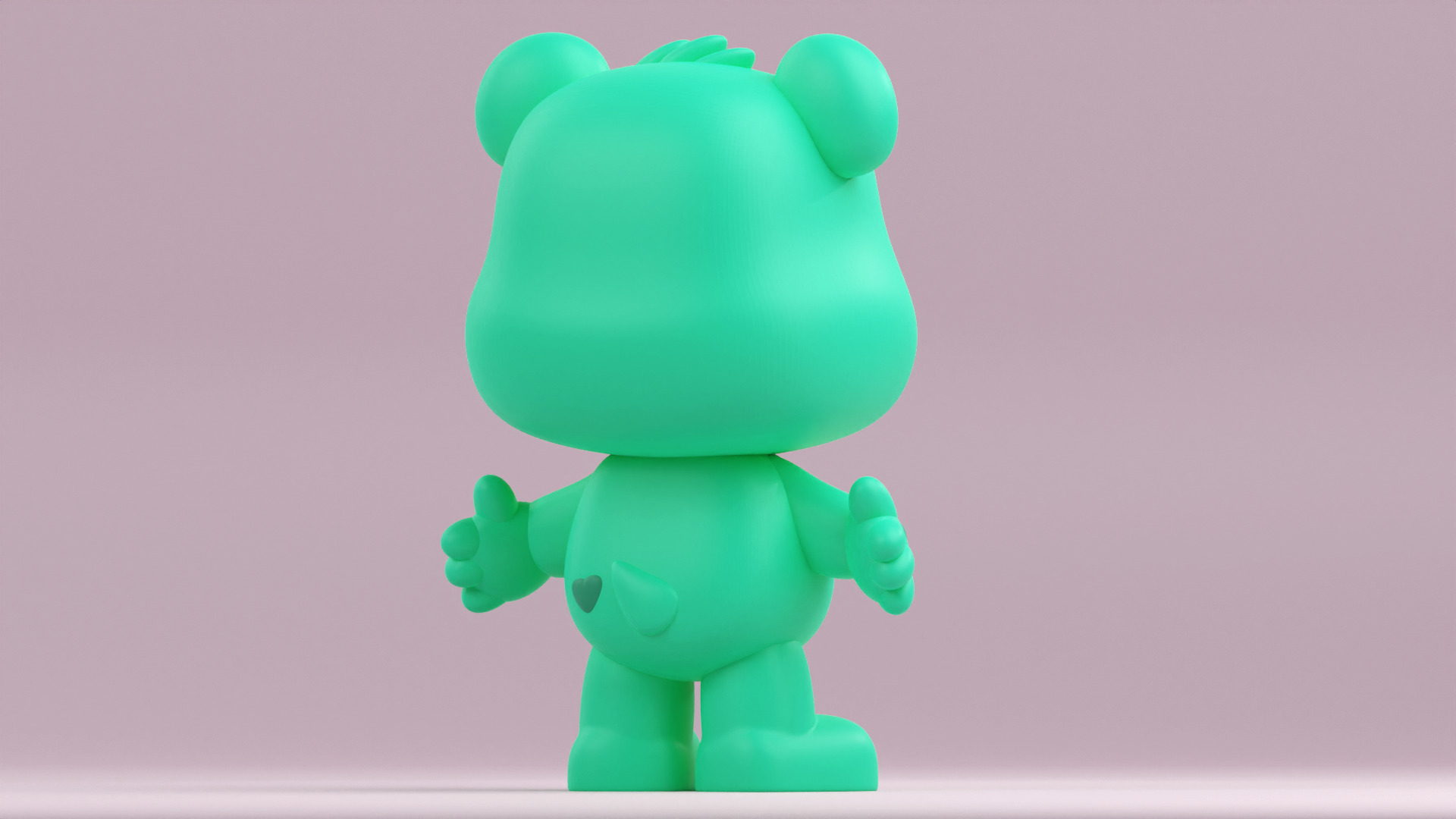 Wish Bear from Care Bears in Funko Pop style 3D print model_10