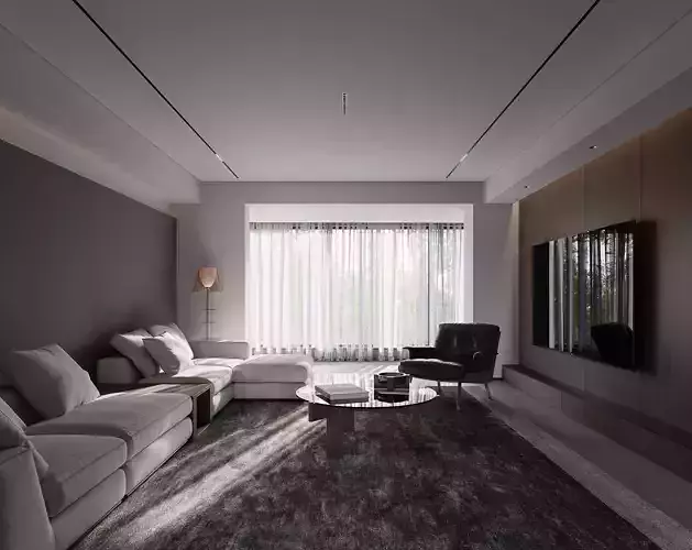 modern living room interior scenes 28