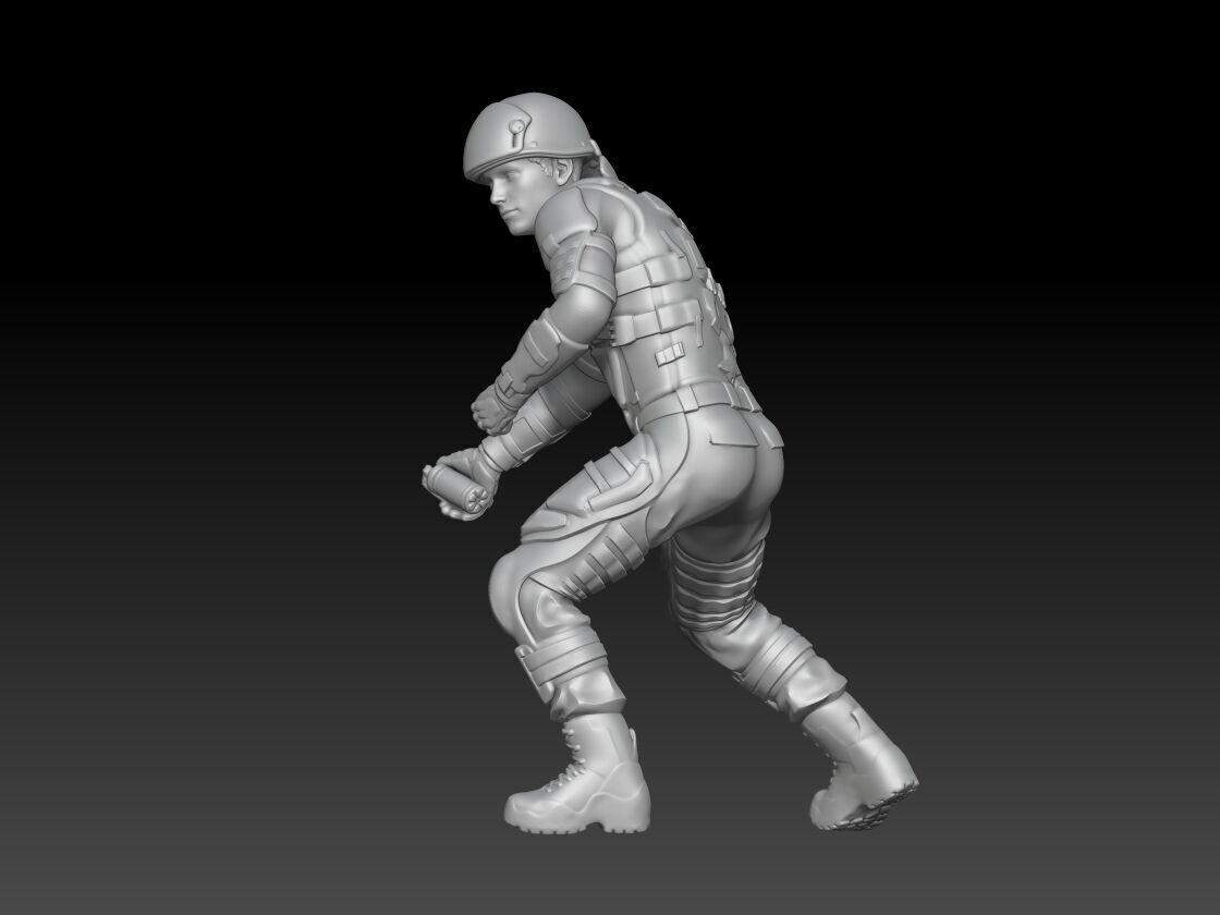 swat action figures flash bang 2025 4 3D print model_2