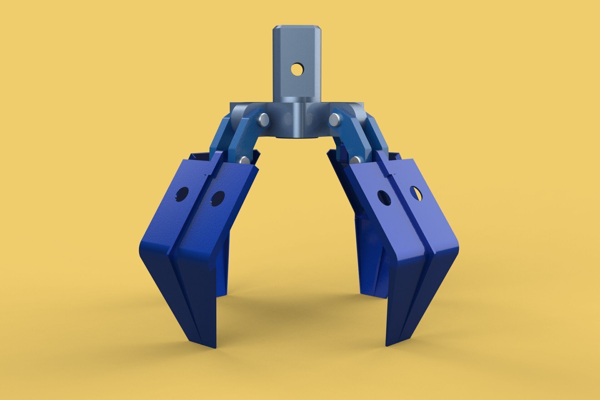 THUMB GRAB BUCKET CRANE ATTACHMENT ARM GRABBER GRAPPLE HOOK JAW 3D model_5