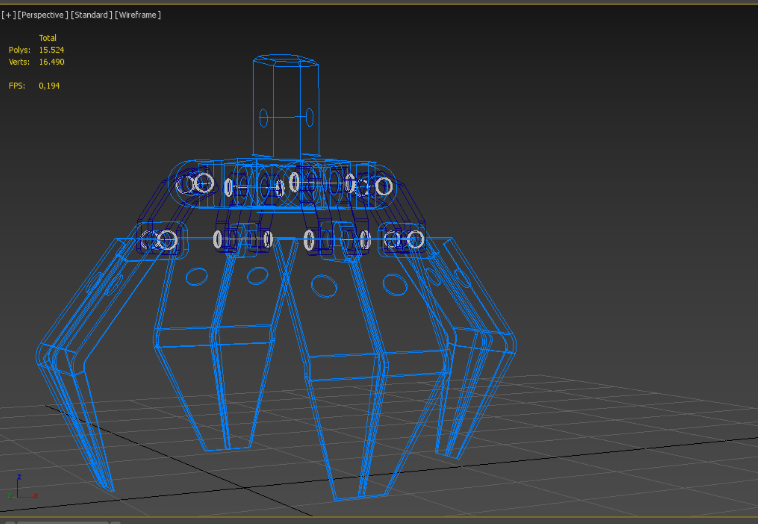 THUMB GRAB BUCKET CRANE ATTACHMENT ARM GRABBER GRAPPLE HOOK JAW 3D model_16
