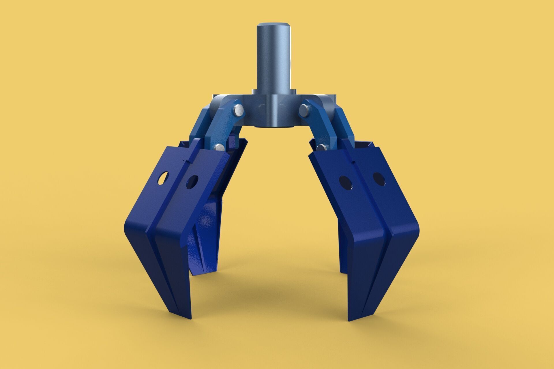 THUMB GRAB BUCKET CRANE ATTACHMENT ARM GRABBER GRAPPLE HOOK JAW 3D model_4