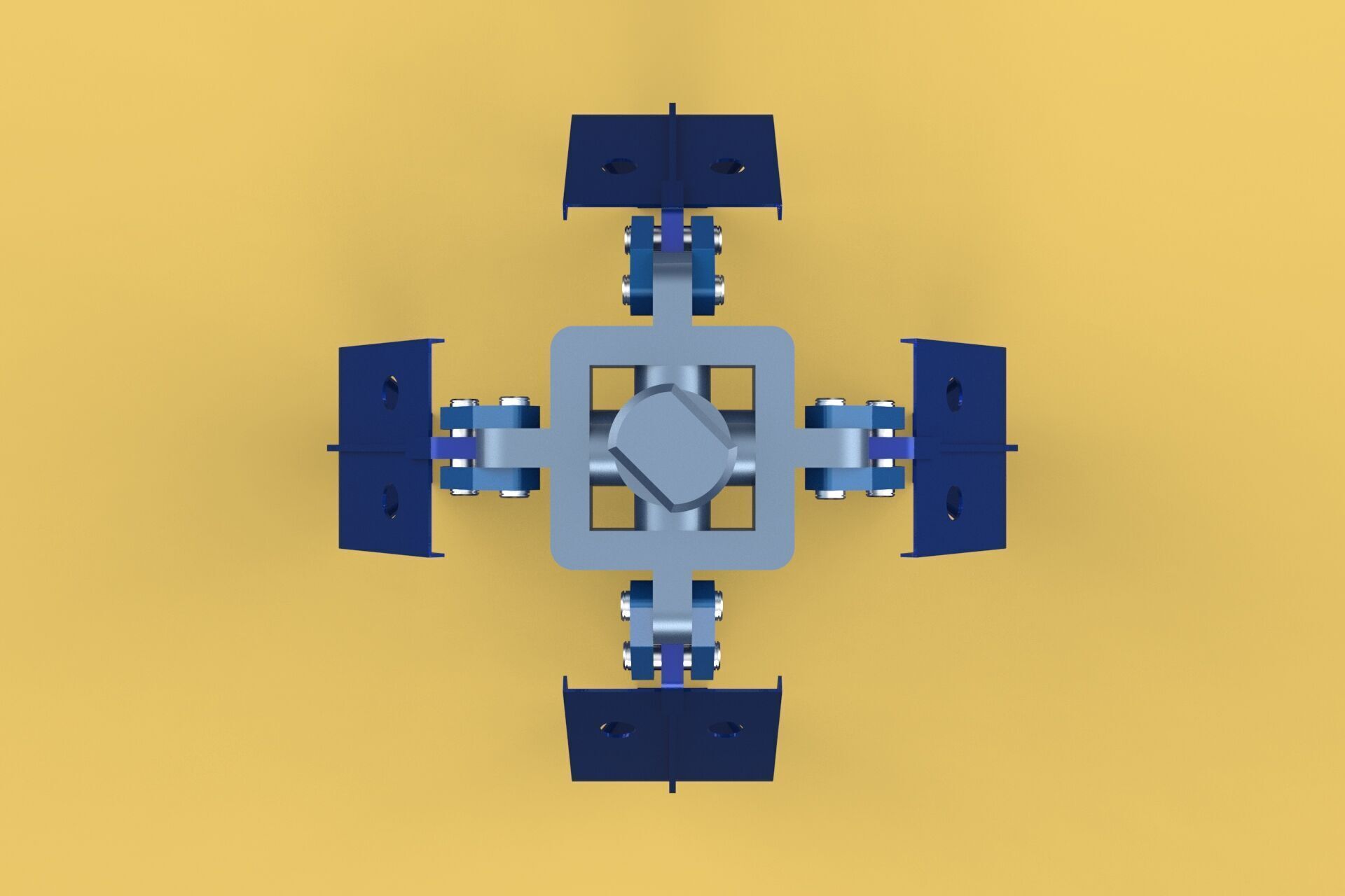 THUMB GRAB BUCKET CRANE ATTACHMENT ARM GRABBER GRAPPLE HOOK JAW 3D model_15