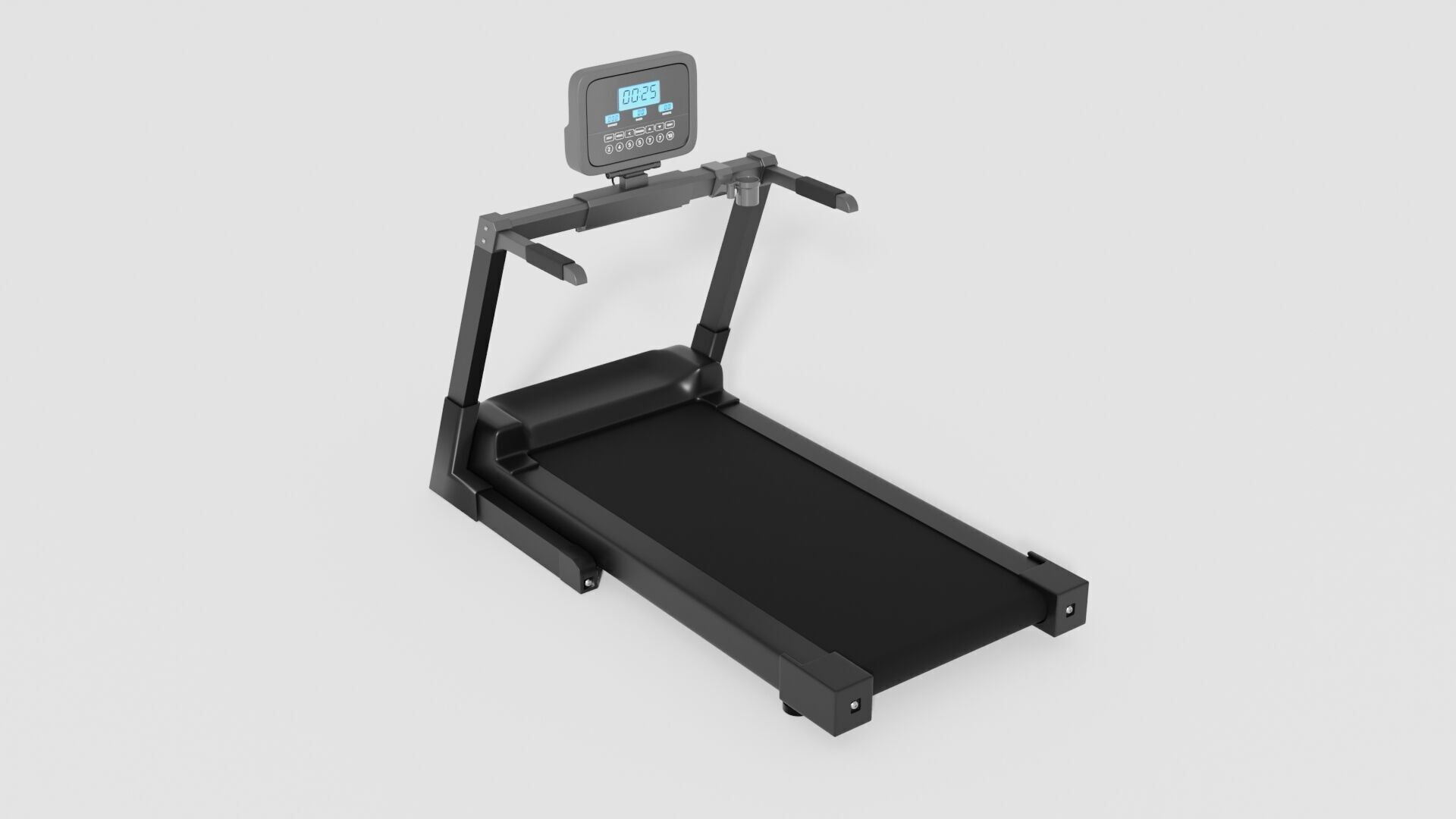 Treadmill Fitness 3D model_1