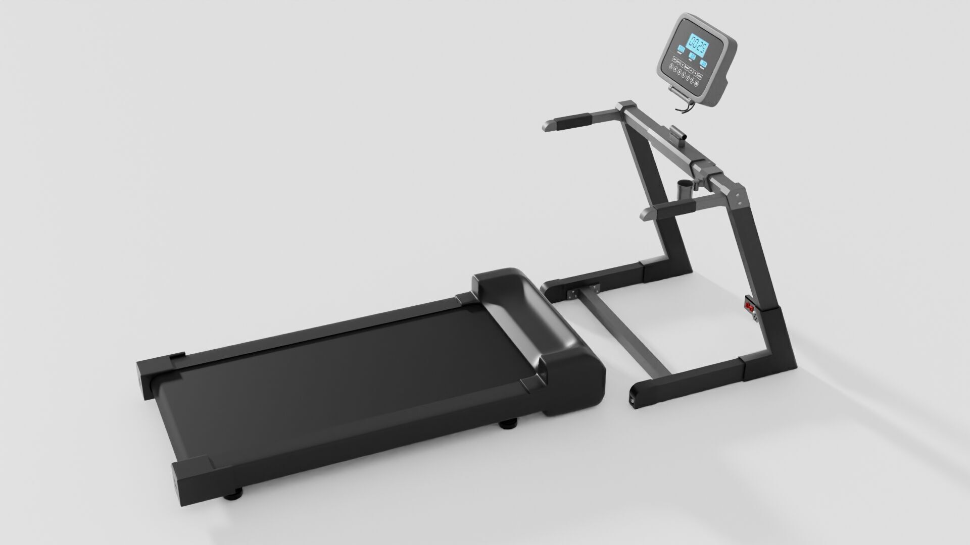 Treadmill Fitness 3D model_9