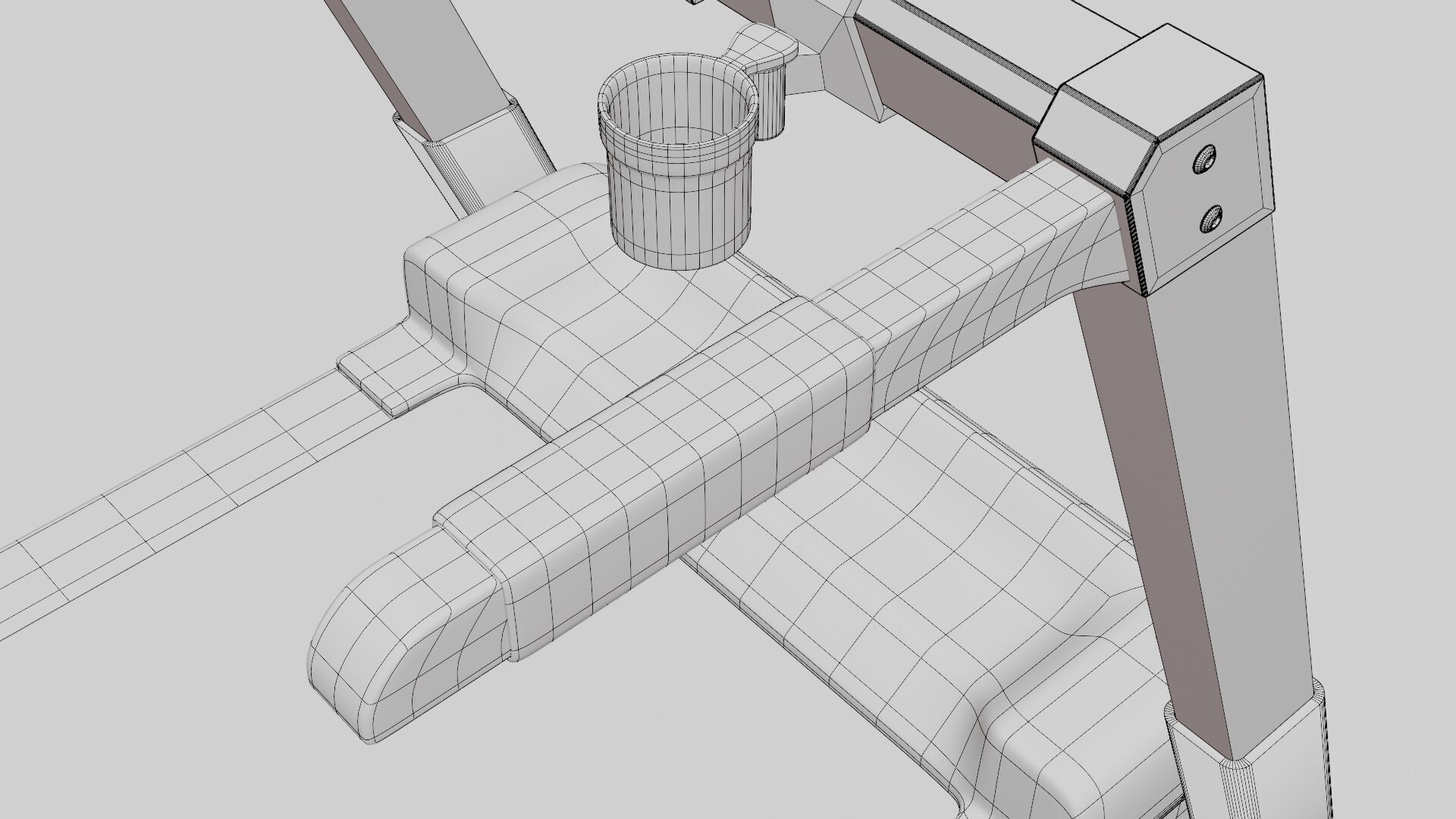 Treadmill Fitness 3D model_10