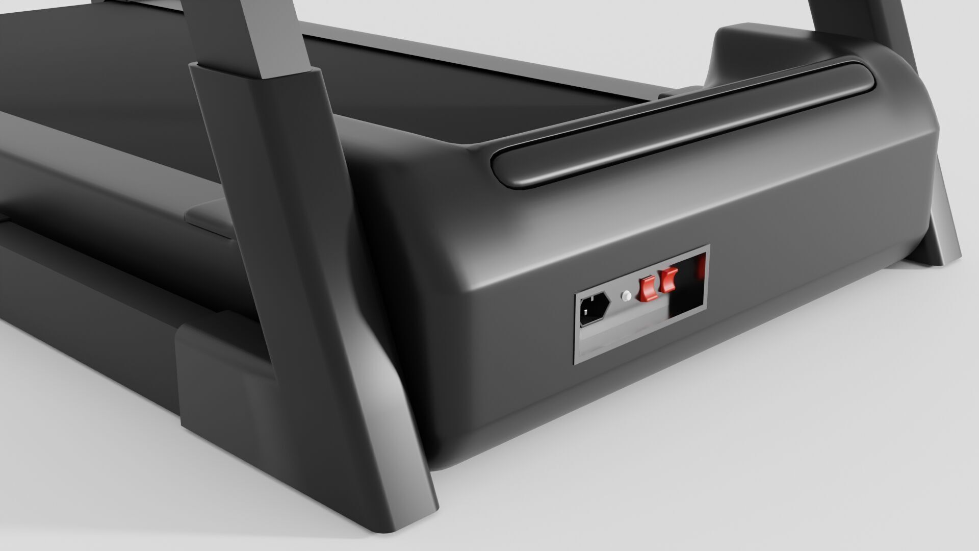 Treadmill Fitness 3D model_7