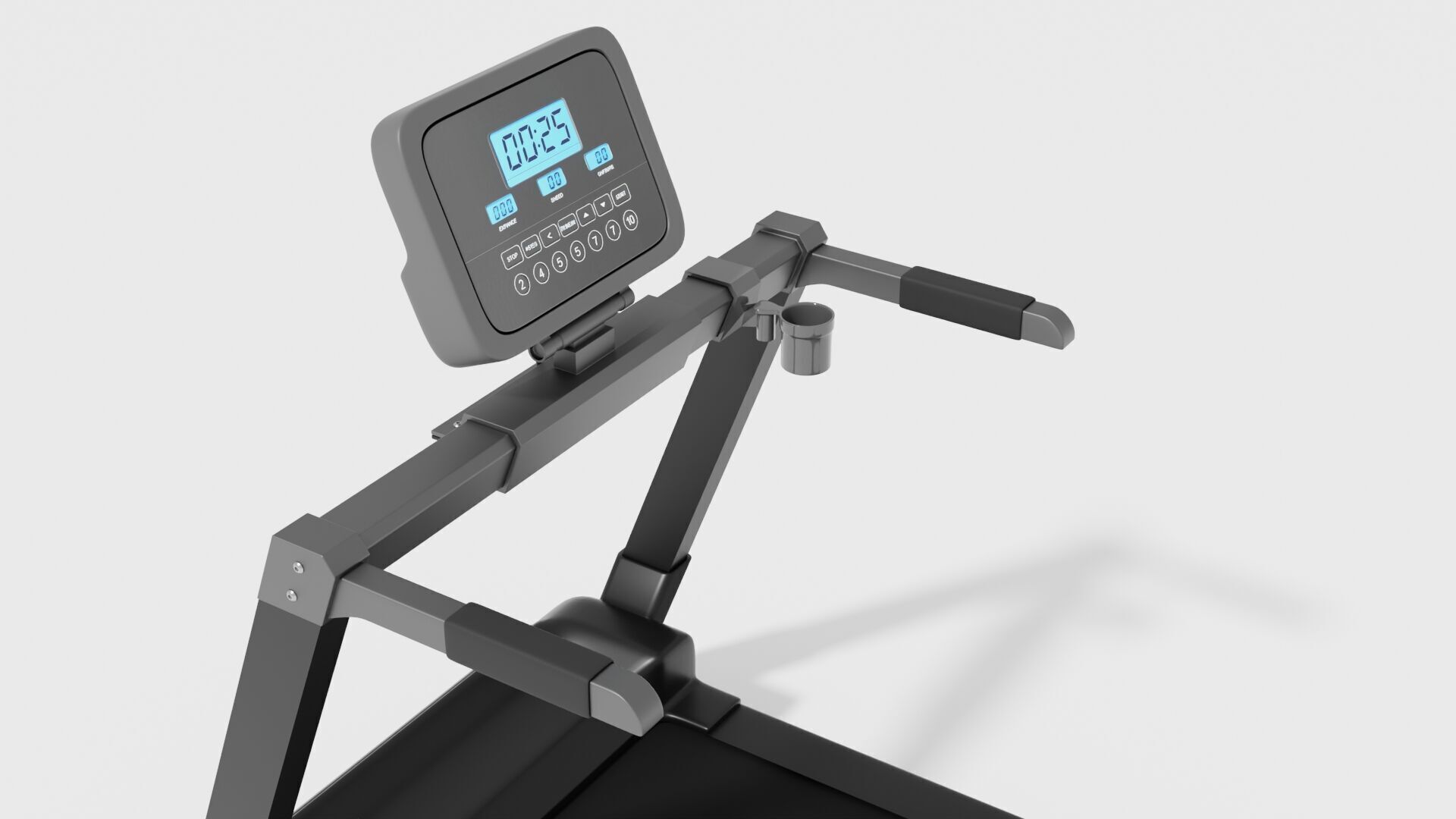 Treadmill Fitness 3D model_5