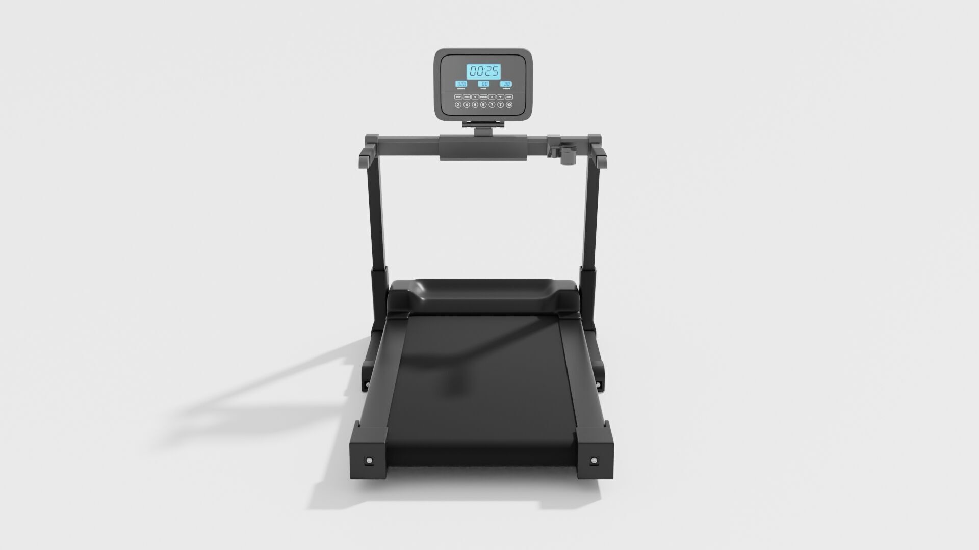 Treadmill Fitness 3D model_4